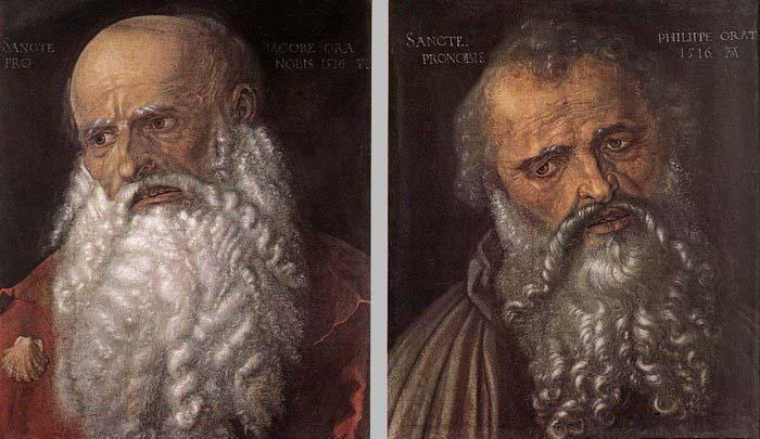 Albrecht Durer The Apostles Philip and James oil painting image